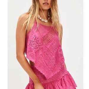 Free People Eleanor 2 Piece Skirt Set NWT XL